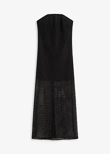 Abito con spalle scoperte e pizzo, bonprix