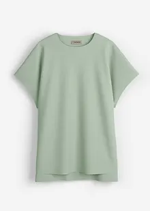 T-shirt asimmetrica in jersey di cotone pesante, bonprix