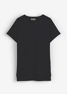 T-shirt asimmetrica in jersey di cotone pesante, bonprix