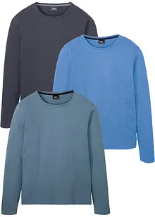 Maglia a maniche lunghe (pacco da 3), bonprix