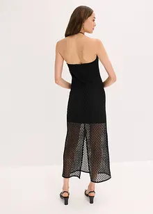 Abito con spalle scoperte e pizzo, bonprix