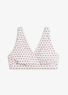 Reggiseno bustier per bikini con scollatura a V, bonprix