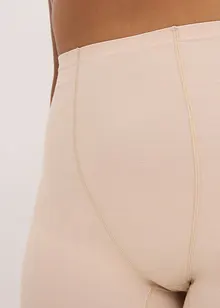 Pantaloncini invisibili in cotone con effetto modellante leggero, bonprix