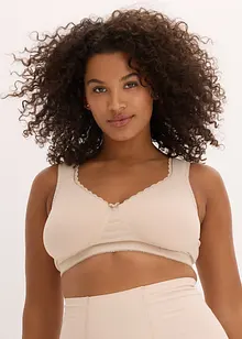 Reggiseno t-shirt minimizer senza ferretto con cotone biologico (pacco da 2), bonprix