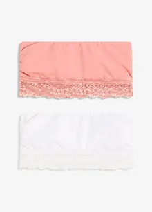 Reggiseno a fascia con cotone biologico (pacco da 2), bonprix