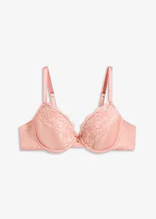 Reggiseno con coppe preformate ed effetto lucido, bonprix