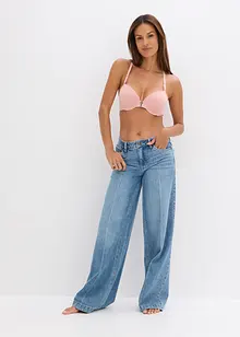 Reggiseno con coppe preformate, ferretto, chiusura anteriore e cotone (pacco da 2), bonprix