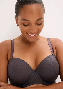 Reggiseno a balconcino con pizzo delicato (pacco da 2), bonprix