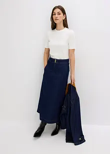 Maglia a costine in soffice misto viscosa, bonprix