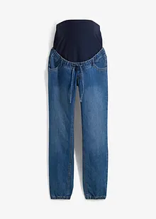 Joggers di jeans prémaman in cotone biologico, bonprix