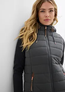Gilet trapuntato lungo, bonprix