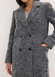 Cappotto corto in simil lana, bonprix