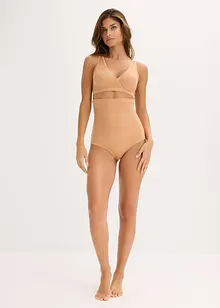 Bralette in materiale lucido, bonprix