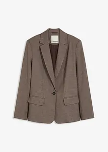 Blazer oversize a quadri, bonprix