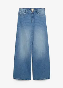 Jeans wide leg, vita media, bonprix