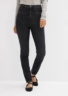 Jeans skinny cropped, vita alta, bonprix