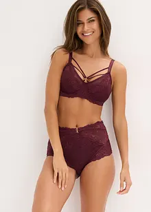Panty a vita alta in pizzo delicato, bonprix
