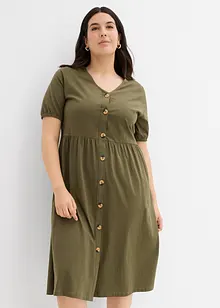 Abito midi in puro cotone, bonprix