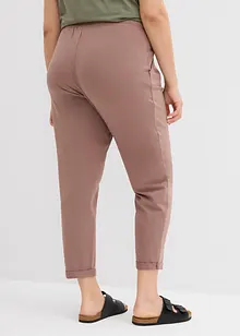 Pantaloni in jersey di misto cotone elasticizzato, bonprix