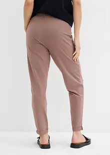 Pantaloni in jersey di misto cotone elasticizzato, bonprix