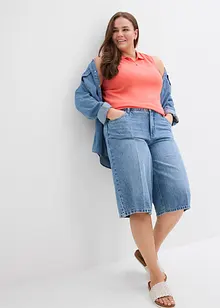 Top stile polo in puro cotone biologico, bonprix