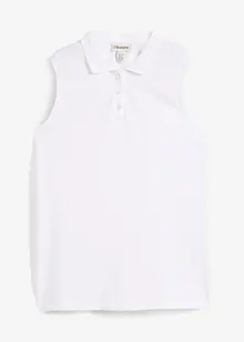 Top stile polo in puro cotone biologico, bonprix