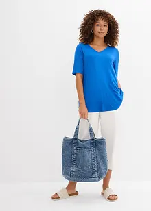 Maglia lunga in viscosa morbida, bonprix