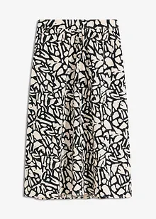 Gonna midi in popeline di cotone, bonprix
