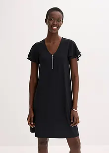 Abito in maglina con maniche di chiffon, bonprix