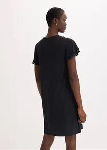 Abito in maglina con maniche di chiffon, bonprix