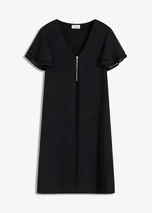 Abito in maglina con maniche di chiffon, bonprix