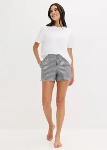 Pigiama estivo oversize con shorts stampati, bonprix