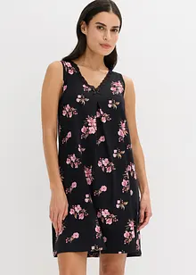 Camicia da notte corta in misto viscosa morbido, bonprix
