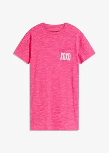 Camicia da notte oversize in filato fiammato, bonprix