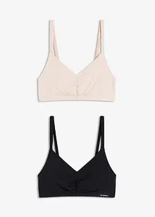 Bralette in modal morbido Feel Comfort (pacco da 2), bonprix