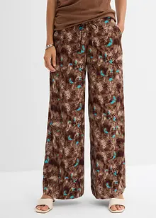 Pantaloni con elastico in vita in viscosa fluente, bonprix