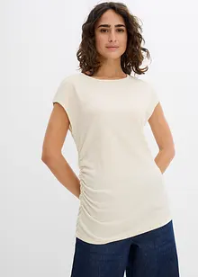 Top asimmetrico in crêpe leggero, bonprix