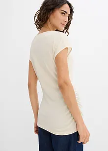 Top asimmetrico in crêpe leggero, bonprix