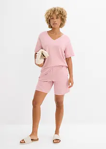 Maglia in fine misto cotone e lino, bonprix