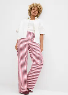 Pantaloni a palazzo in popeline, bonprix