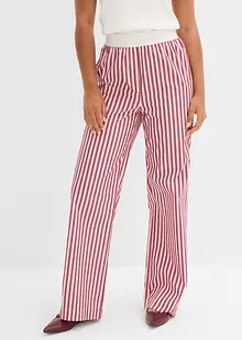 Pantaloni a palazzo in popeline, bonprix