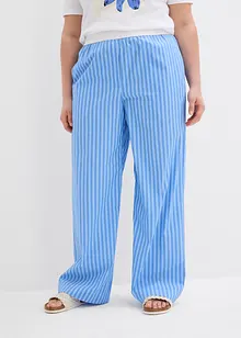 Pantaloni a palazzo in popeline, bonprix