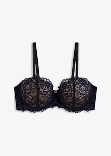 Reggiseno a balconcino in pizzo cigliato delicato, bonprix