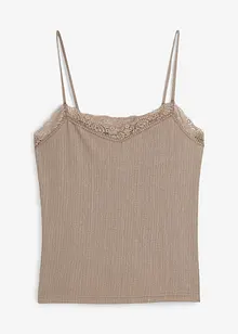 Top in crêpe leggero con spalline sottili, bonprix