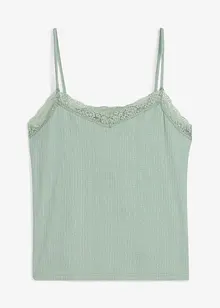 Top in crêpe leggero con spalline sottili, bonprix