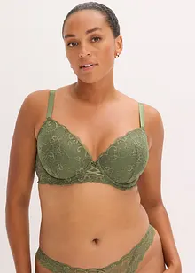 Reggiseno con coppe preformate e pizzo delicato, bonprix