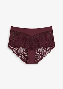 Culotte a vita alta con pizzo delicato, bonprix