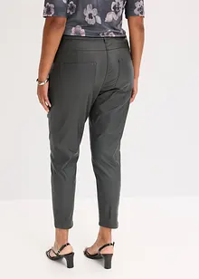 Pantaloni elasticizzati con effetto lucido, bonprix