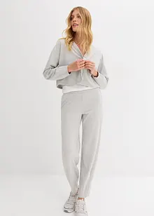Pantaloni barrel in misto viscosa leggermente lucido, bonprix