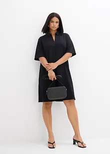 Abito polo in morbido tessuto effetto neoprene, bonprix